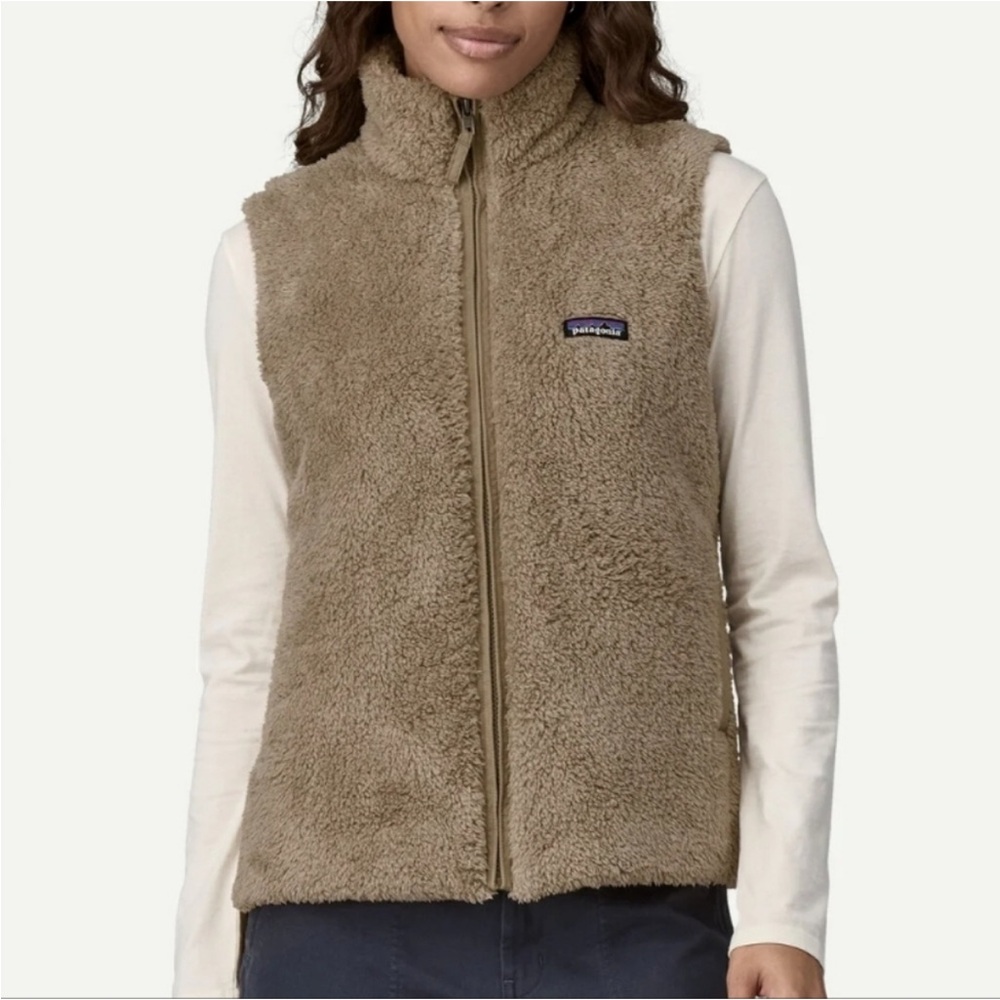 Patagonia Olive green Los Gatos Fleece Vest - Women's Zip Front XS